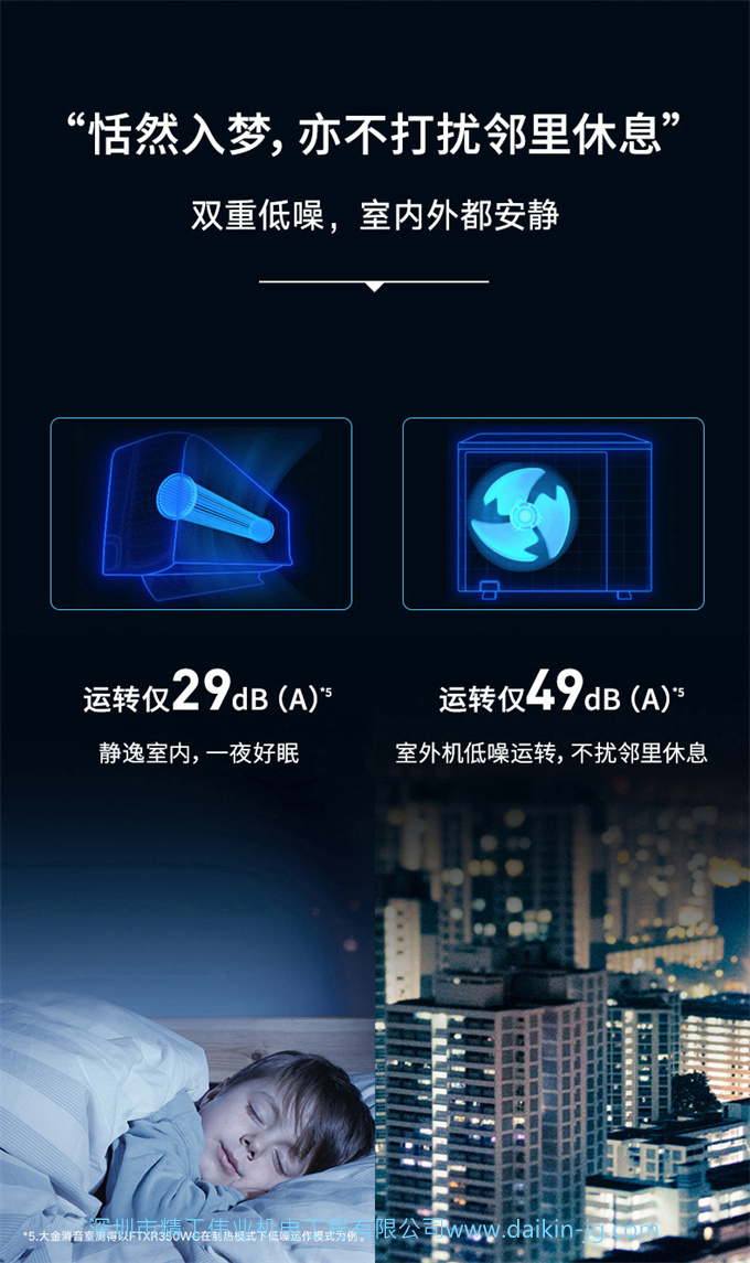 Daikin/大金FTXR350WC-N1康达变频2匹冷暖智能wifi卧室挂壁机空调(图11)